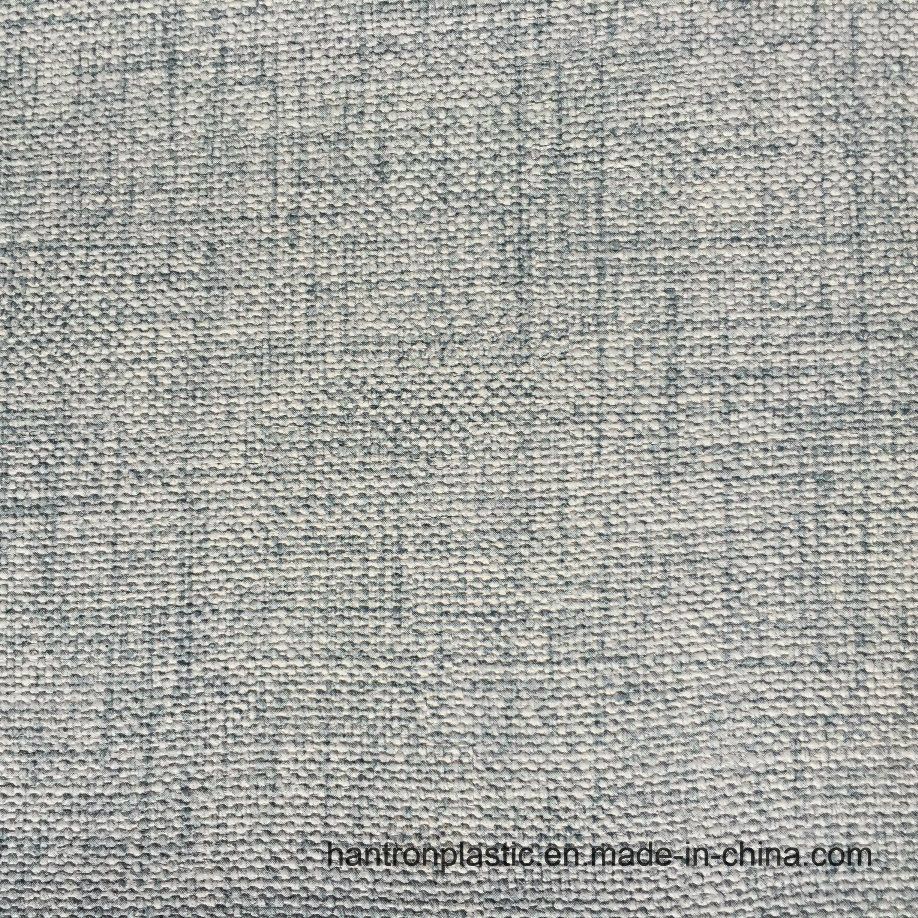 Cloth Pattern PVC Synthetic Leather for Sofa Furniture with Print