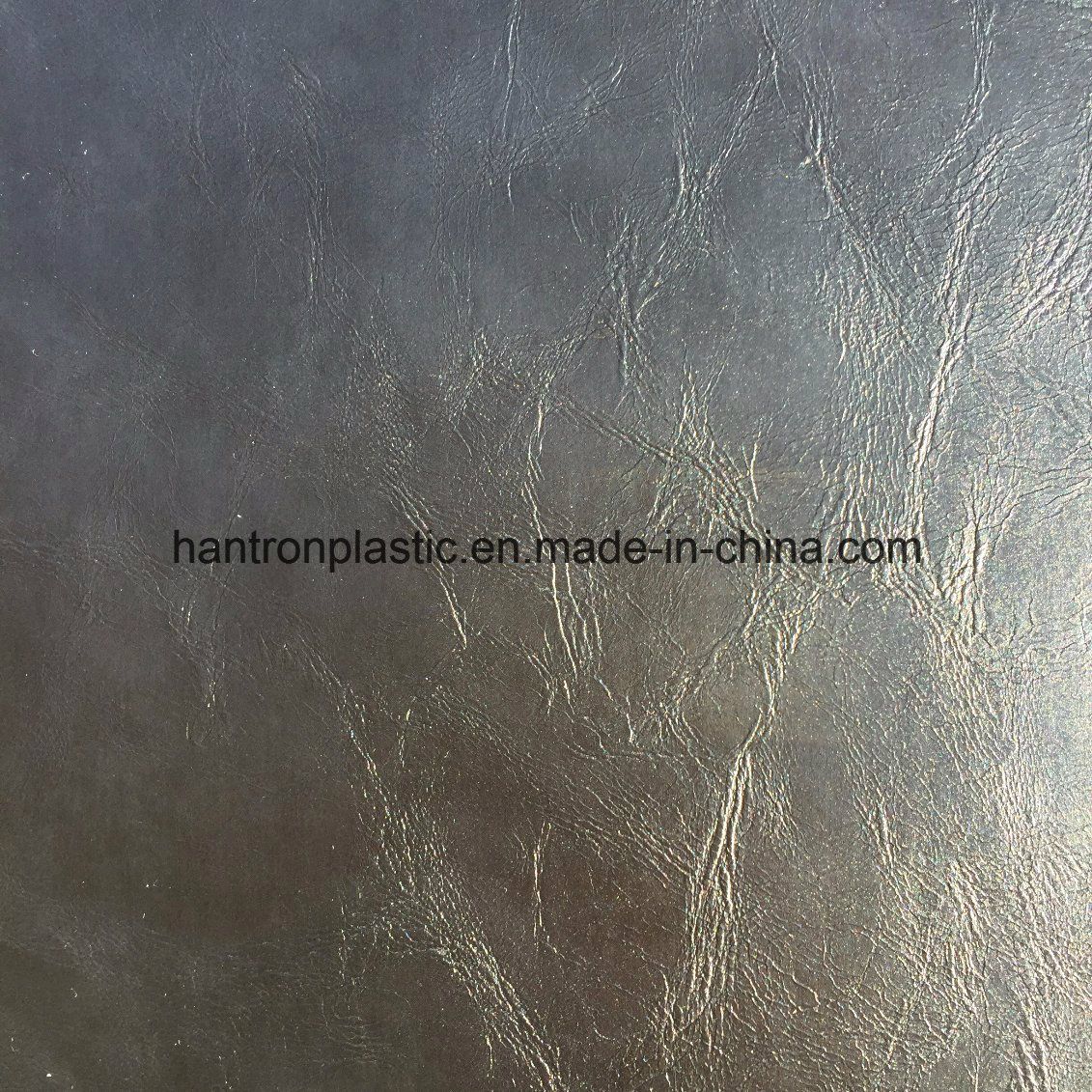 China Oil Wax PVC Faux Leather for Sofa Furniture Chair